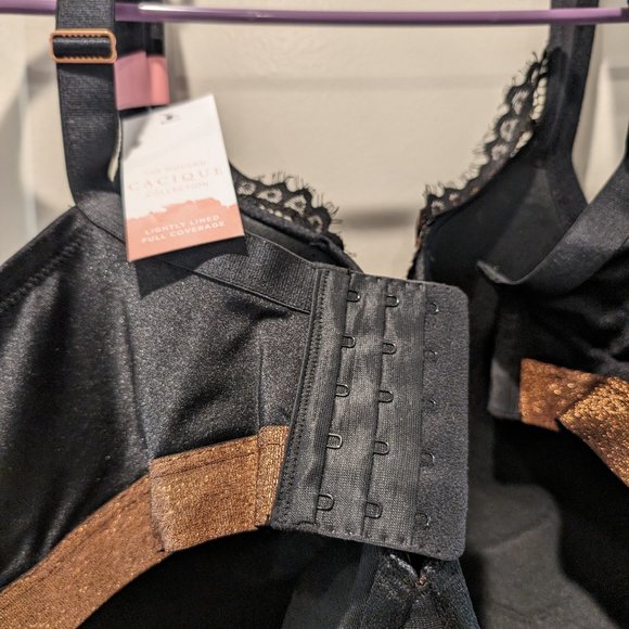 NWT 42G Cacique Lightly Lined Full Coverage Bra with 5 Hooks - Picture 8 of 9